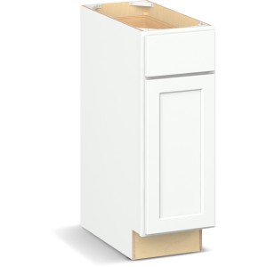 Reliabilt Parkstone II Reliabilt Parkstone II Brilliant White Base Cabinet, 12-in, 1 Door, 1 Drawer - 641556 | Lowe's Pro Supply